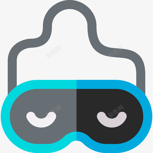 睡眠面罩旅行269扁平图标svg_新图网 https://ixintu.com 扁平 旅行 睡眠 面罩