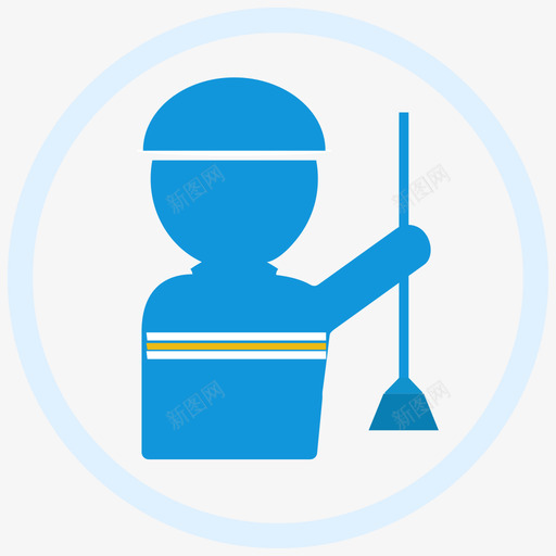 环卫工人svg_新图网 https://ixintu.com 环卫工人