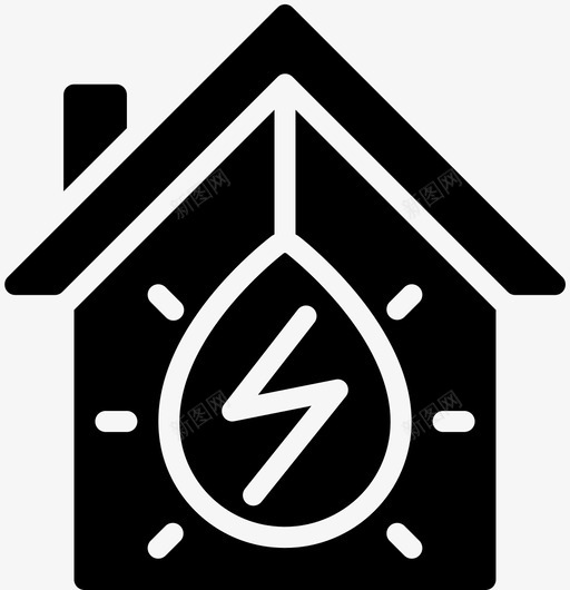 14号水电站图标svg_新图网 https://ixintu.com 14号 水电站
