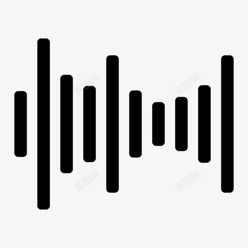 声音音频听图标svg_新图网 https://ixintu.com 声音 音乐 音量 音频