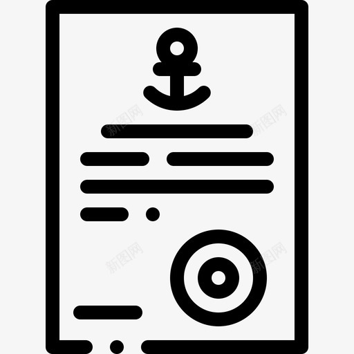 合同水手25直系图标svg_新图网 https://ixintu.com 合同 水手 直系