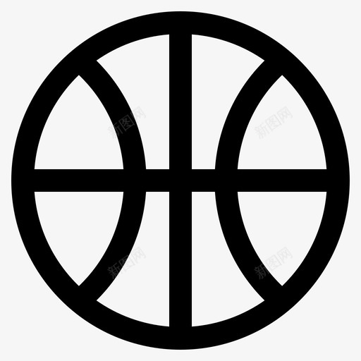 篮球球打球图标svg_新图网 https://ixintu.com 体育和游戏 打球 球 篮球 运动