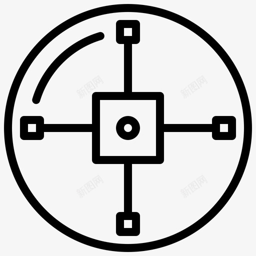 加密货币区块链50线性图标svg_新图网 https://ixintu.com 加密 区块 线性 货币