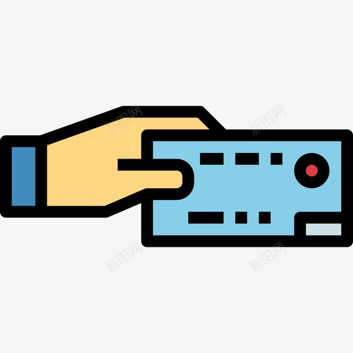 信用卡销售39线性颜色图标svg_新图网 https://ixintu.com 信用卡 线性颜色 销售39