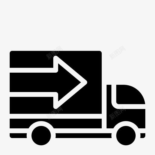 送货车网上购物7加油图标svg_新图网 https://ixintu.com 加油 网上购物 货车 送货