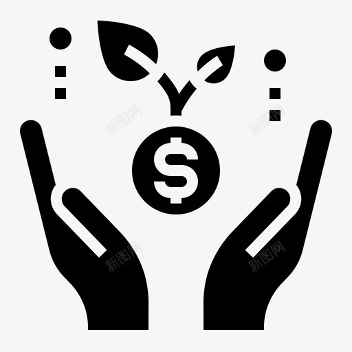 投资fintech26填充图标svg_新图网 https://ixintu.com fintech 填充 投资