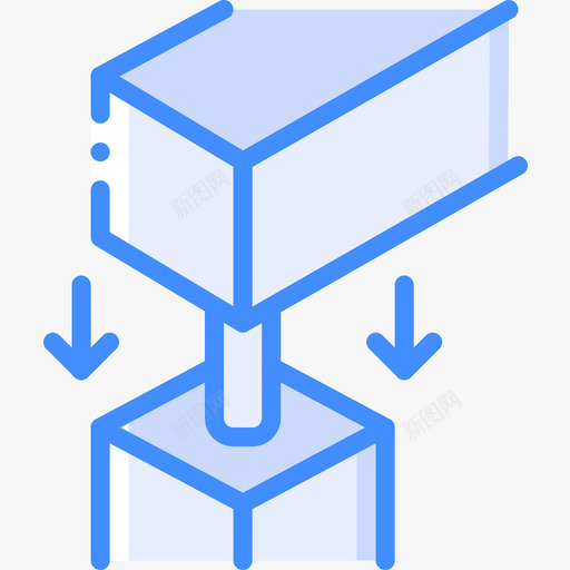 建筑和工具木工1蓝色图标svg_新图网 https://ixintu.com 工具 建筑 木工 蓝色
