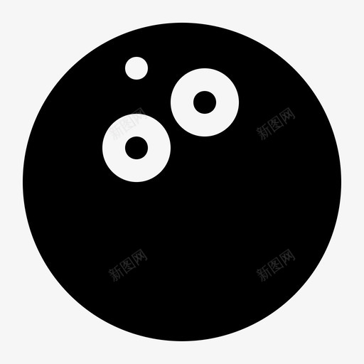 保龄球球得分图标svg_新图网 https://ixintu.com 保龄球 击球 十 得分 球 运动