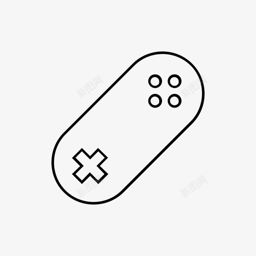 电子游戏控制器设备图标svg_新图网 https://ixintu.com 控制器 电子游戏 移动 设备