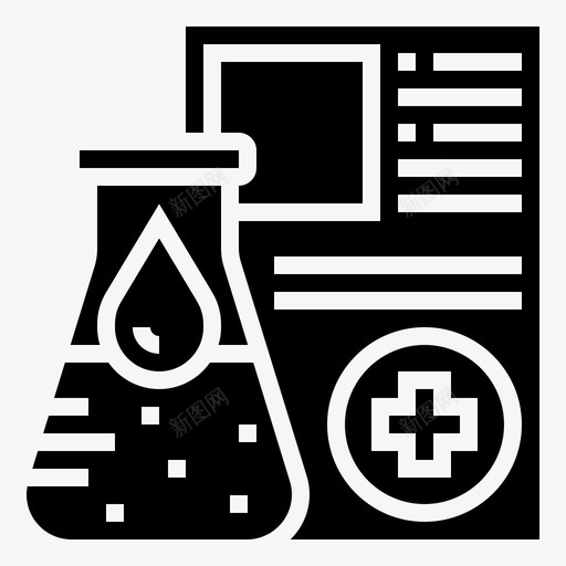 数据医疗保健报告图标svg_新图网 https://ixintu.com glyph1 医疗保健 报告 数据 献血 科学