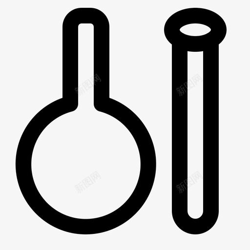 实验室教育锥形瓶图标svg_新图网 https://ixintu.com 医院 学习 实验室 教育 科学 试管 锥形