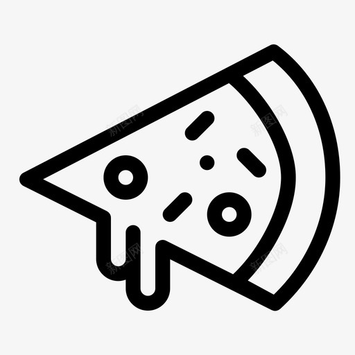 披萨甜点食品图标svg_新图网 https://ixintu.com 切片 成套 披萨 甜点 生产线 蔬菜 食品 饮料