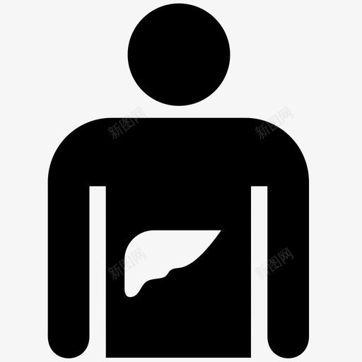 肝脏腹部消化图标svg_新图网 https://ixintu.com 健康 器官 消化 肝脏 腹部 药物