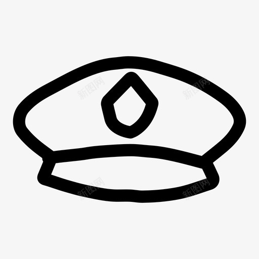 帽子头盔职业图标svg_新图网 https://ixintu.com 头盔 帽子 职业