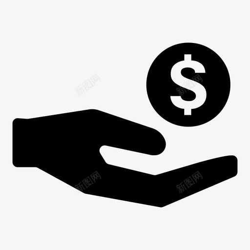 税收商业经济图标svg_新图网 https://ixintu.com 商业 税收 经济 经济和金融图标集 货币 金融