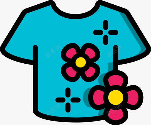 干净衣服洗衣房38件原色图标svg_新图网 https://ixintu.com 原色 干净衣服 洗衣房38件