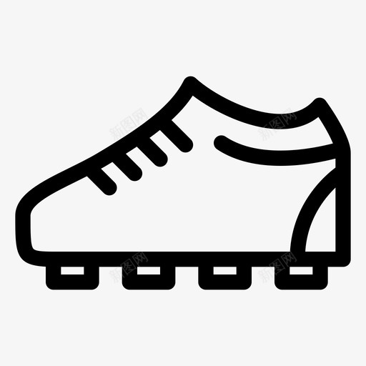 鞋运动鞋足球图标svg_新图网 https://ixintu.com 图标 设置 足球 跑步 运动鞋