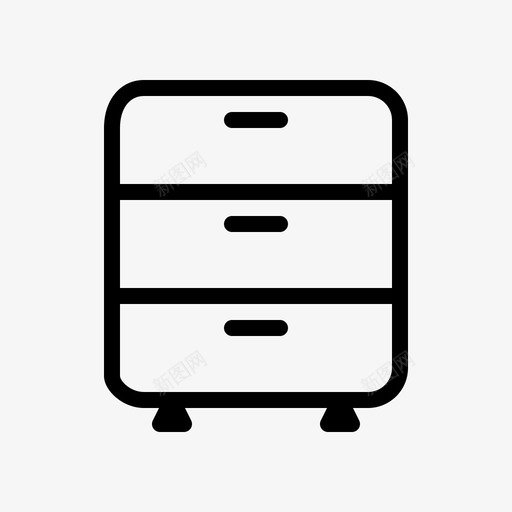 采购产品抽屉建筑家具图标svg_新图网 https://ixintu.com 产品 室内设计 家具 家居 建筑 抽屉 木制 系列 采购