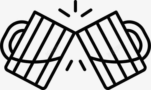 欢乐时光啤酒庆祝图标svg_新图网 https://ixintu.com 假日 办公室 商务 啤酒 庆祝 时光 欢乐