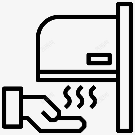 干手机医疗保健卫生图标svg_新图网 https://ixintu.com 医疗保健 卫生 手机