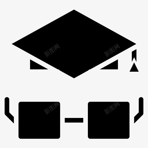 研究生学院教育图标svg_新图网 https://ixintu.com 大学 大学实心集2 学生 学院 小组 教育 研究生
