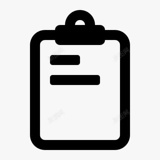 剪贴板复制纸张图标svg_新图网 https://ixintu.com 剪贴板 办公室 复制 粘贴 纸张