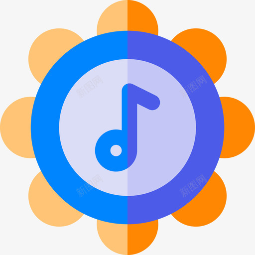 手鼓音乐92平调图标svg_新图网 https://ixintu.com 平调 手鼓 音乐92