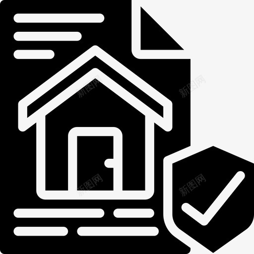 家庭保险保险39填充图标svg_新图网 https://ixintu.com 保险39 填充 家庭保险