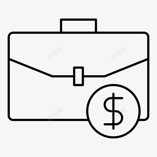 包生意箱子手提箱图标svg_新图网 https://ixintu.com 包生意 后备 图标 工作 手提箱 生意 箱子 营销