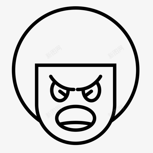 愤怒男孩表情符号图标svg_新图网 https://ixintu.com 头 愤怒 男孩 男孩表情1行 脸 表情符号