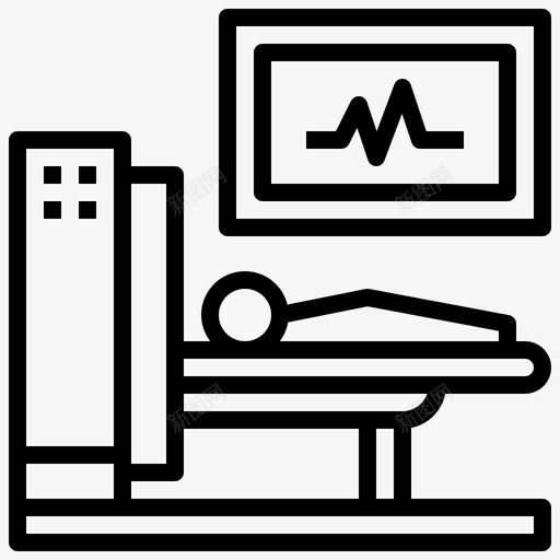 ct扫描医生医院图标svg_新图网 https://ixintu.com ct 医学 医生 医疗器械 医院 扫描 扫描仪