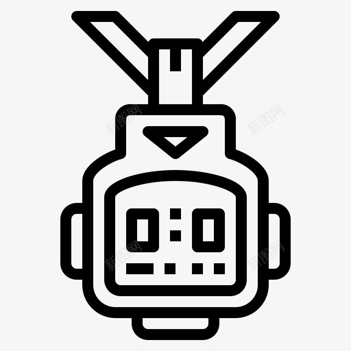 秒表篮球15直线型图标svg_新图网 https://ixintu.com 直线 秒表 篮球 线型