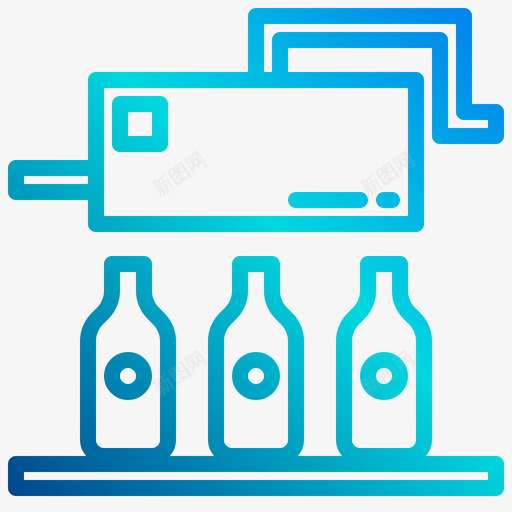 啤酒酿造啤酒1线性梯度图标svg_新图网 https://ixintu.com 啤酒 线性梯度 酿造啤酒1