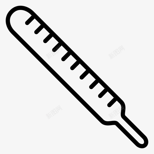 温度计医疗保健10概述图标svg_新图网 https://ixintu.com 医疗保健10 概述 温度计