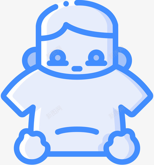 穿好衣服晨练29蓝色图标svg_新图网 https://ixintu.com 晨练 穿好 蓝色 衣服