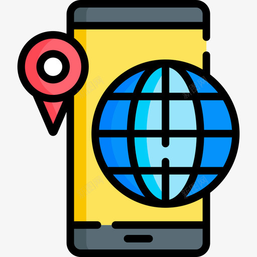 位置社交网络28线性颜色图标svg_新图网 https://ixintu.com 位置 社交 线性 网络 颜色