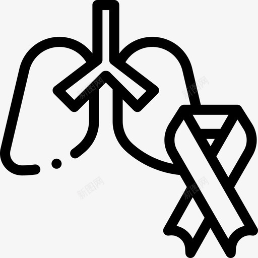 肺癌世界癌症意识日12直系图标svg_新图网 https://ixintu.com 世界 意识 癌症 直系 肺癌