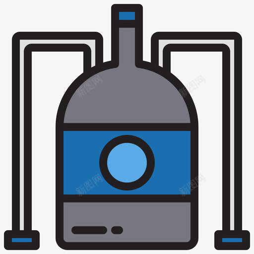 蒸馏酿造啤酒3线性颜色图标svg_新图网 https://ixintu.com 线性颜色 蒸馏 酿造啤酒3