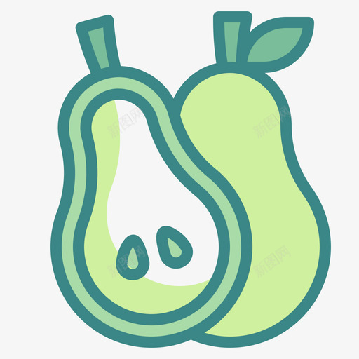 梨秋106双色调图标svg_新图网 https://ixintu.com 双色 色调