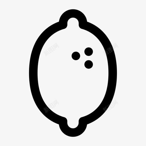 柠檬减肥食品食物图标svg_新图网 https://ixintu.com 减肥食品 有机 柠檬 水果 素食 食物