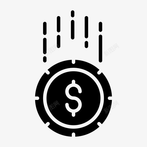 硬币货币9铭文图标svg_新图网 https://ixintu.com 硬币 货币 铭文