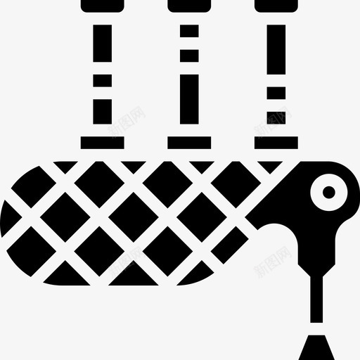 风笛乐器9字形图标svg_新图网 https://ixintu.com 乐器 字形 苏格兰风笛 风笛