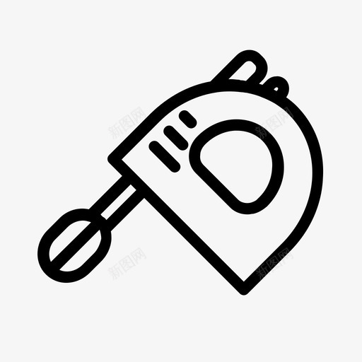 搅拌机打蛋机手动搅拌机图标svg_新图网 https://ixintu.com 厨房用具 手动搅拌机 打蛋机 搅拌机 电子收集
