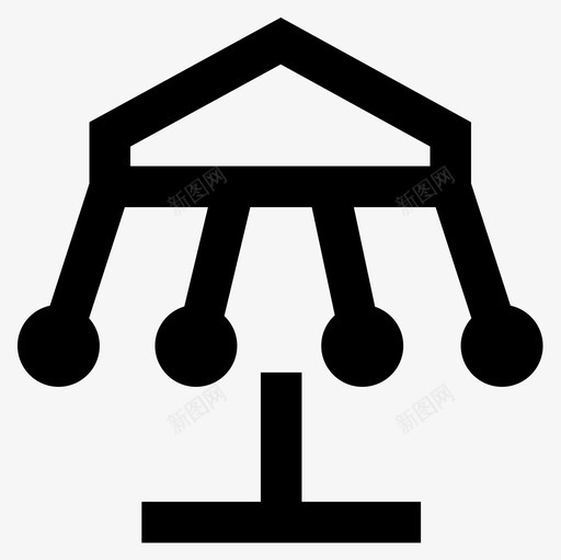 旋转木马嘉年华40轮廓图标svg_新图网 https://ixintu.com 嘉年华 旋转 木马 轮廓