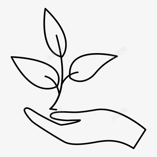 环境保护清洁生态图标svg_新图网 https://ixintu.com 回收 垃圾 植物 清洁 环境保护 生态