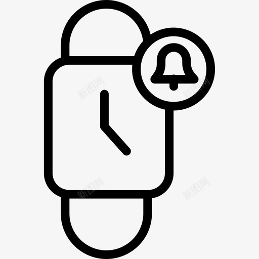手表时间61直线型图标svg_新图网 https://ixintu.com 手表 时间 直线 线型