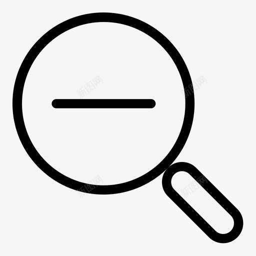 缩小查找查看图标svg_新图网 https://ixintu.com ol 安全 放大 数据库 查找 查看 缩小 配置