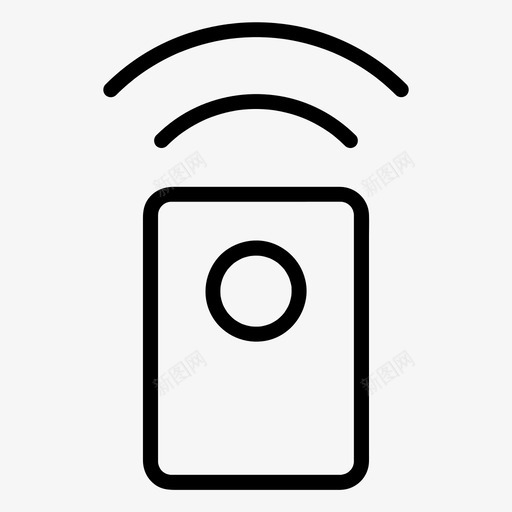 遥控器设备电子图标svg_新图网 https://ixintu.com 信号 无线 电子 设备 遥控器 配件