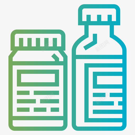 药丸生态生物1梯度图标svg_新图网 https://ixintu.com 梯度 生态生物1 药丸