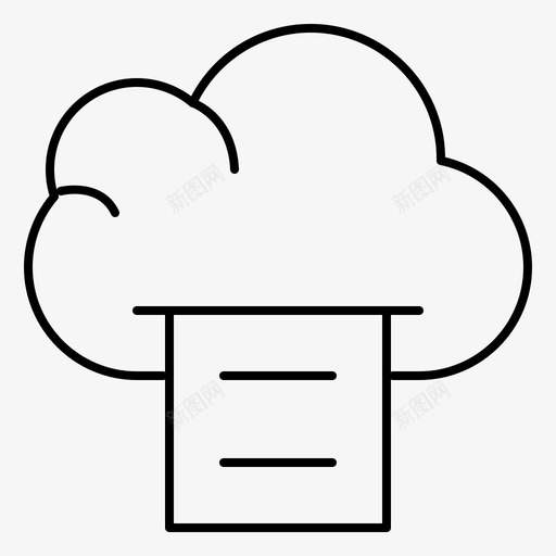 云文档打印图标svg_新图网 https://ixintu.com 多媒体 打印 文档